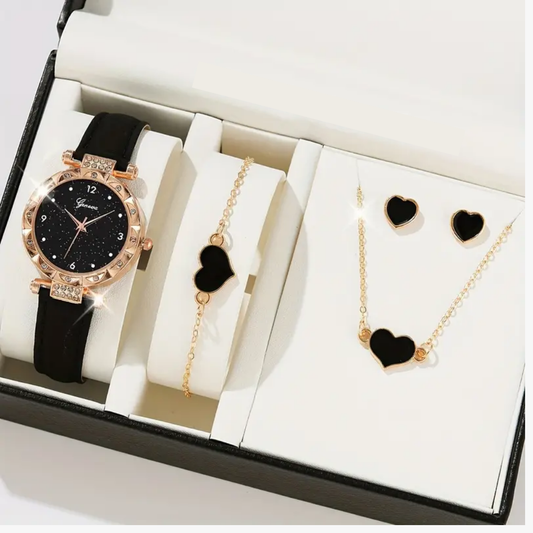 Švajcarski sat Geneva + ženski set za dame